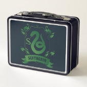 Verziert SLYTHERIN™-Wappen Metall Brotdose (Rückseite)