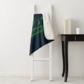 Verziert SLYTHERIN™-Wappen Sherpadecke (Beispiel)