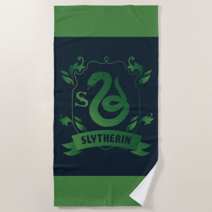 Verziert SLYTHERIN™-Wappen Strandtuch