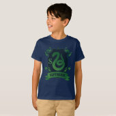 Verziert SLYTHERIN™-Wappen T-Shirt (Vorne ganz)