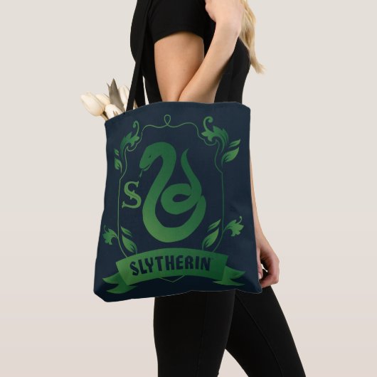 Verziert SLYTHERIN™-Wappen Tasche (Von Nahem)