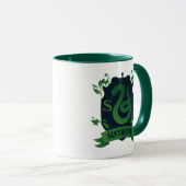 Verziert SLYTHERIN™-Wappen Tasse (VorderseiteRechts)