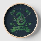Verziert SLYTHERIN™-Wappen Uhr (Vorderseite)