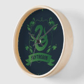 Verziert SLYTHERIN™-Wappen Uhr (Winkel)