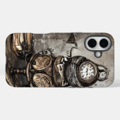 Verziert Steampunk Cauldron | Zauberbücher und Uhr Case-Mate iPhone Hülle (Rückseite (Horizontal))