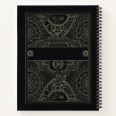 Verziert Steampunk Journal Notizblock (Rückseite)