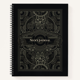 Verziert Steampunk Journal Notizblock