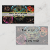 Verziert Steampunk Velvet Texturierte Herzen Visitenkarte (Vorne/Hinten)