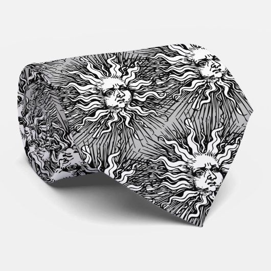 Verziert Sun Krawatte - Retro Celestial Luxe (Gerollt)