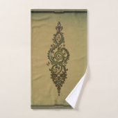 Verziert Treble Clef Badhandtuch Set (Handtuch)