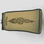 Verziert Treble Clef Golf Headcover (Vorderseite)