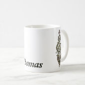 Verziert Treble Clef Kaffeetasse (VorderseiteRechts)