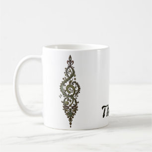 Verziert Treble Clef Kaffeetasse