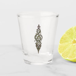 Verziert Treble Clef Schnapsglas