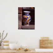 Verziert Vase Gubbio Umbria Italien Poster (Küche)