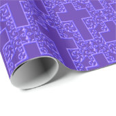 Verzierte 9-Lila Geschenkpapier (Rolleneckpunkt)