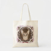 Verzierte Abyssinian Cat Tote Bag Tragetasche (Vorne)