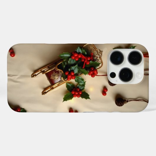 verzierte antike Schlitten Case-Mate iPhone Hülle (Rückseite (Horizontal))