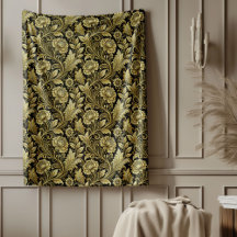 Verzierte Barockblanke in Gold und Schwarz-Design