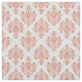 Verzierte Barockfarbene Damastmuster Stoff