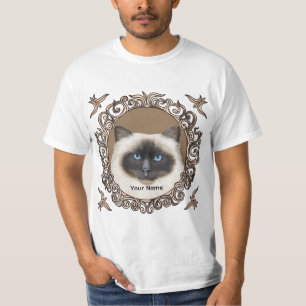 Verzierte Birma-Katze T-Shirt