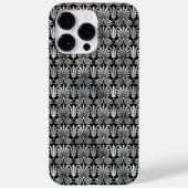 VERZIERTE BLACK & SILVER PATTER Case-Mate iPhone HÜLLE (Rückseite)