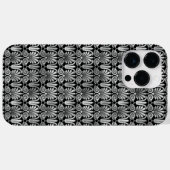 VERZIERTE BLACK & SILVER PATTER Case-Mate iPhone HÜLLE (Rückseite (Horizontal))