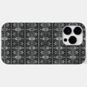 VERZIERTE BLACK & SILVER PATTER Case-Mate iPhone HÜLLE (Rückseite (Horizontal))