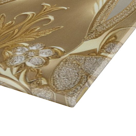 Verzierte Bläschenplatine Schneidebrett (Ecke)