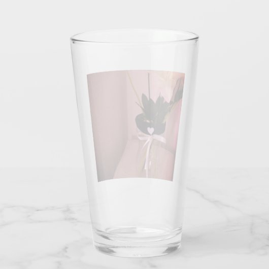 Verzierte Blume Abstrakt Glas (Rückseite)