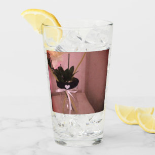 Verzierte Blume Abstrakt Glas