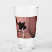 Verzierte Blume Abstrakt Glas (Vorderseite)