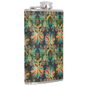 Verzierte Blume Flachmann (Rechts)