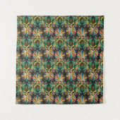 Verzierte Blume Wandteppich (Vorderseite)