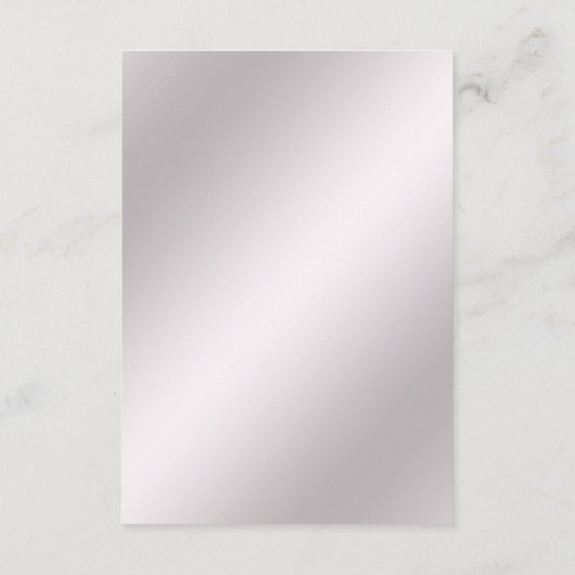 Verzierte Blumen-Detailkarte in Rosa Begleitkarte (Rückseite)