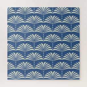 Verzierte Blüte: Abstrakte Art Déco. Puzzle