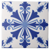Verzierte Blüte Fliese (Vorderseite)
