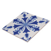 Verzierte Blüte Fliese (Seite)