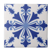 Verzierte Blüte Fliese (Vorderseite)
