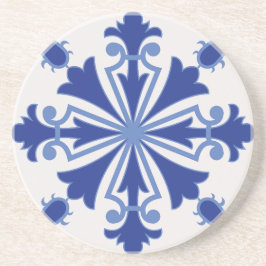 Verzierte Blüte Getränkeuntersetzer