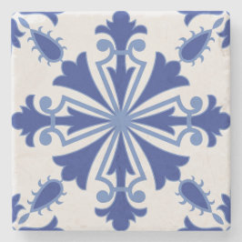 Verzierte Blüte Steinuntersetzer