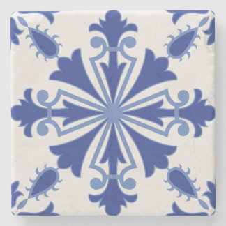 Verzierte Blüte Steinuntersetzer