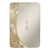 Verzierte Blütenmatte Badematte (Vorderseite Vertikal)