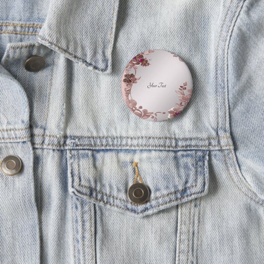 Verzierte Blütentaste Button (Beispiel)