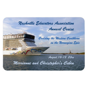 Verzierte Bogen kundenspezifische Stateroom Magnet