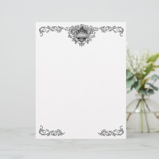 Verzierte Buchstaben (Stehend Vorderseite)