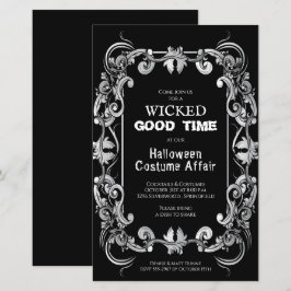 Verzierte Einladungen an den Grenzen