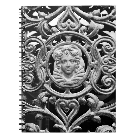 Verzierte Eisenstürme Notizblock (Vorderseite)