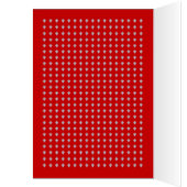 Verzierte Elefant-Tabellen-Karte (Innen (Links))