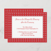 Verzierte Elefanten, die Empfangs-Karten-Einladung Einladung (Vorne/Hinten)